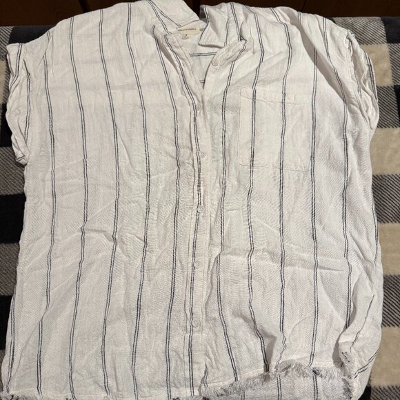 Thread & Supply Women's Black & White Blouse - Picture 1 of 3